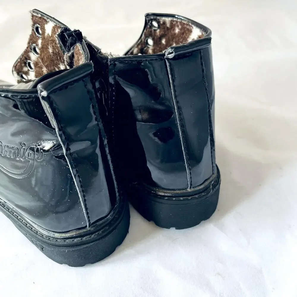 Dinimigi unisex  rain boots shoes EU 28 (11 USA) Black Kids